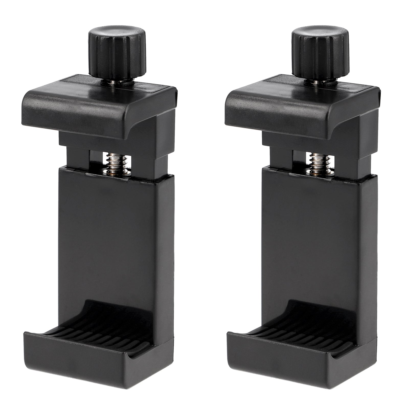 2er Set Universal Smartphone Halterung – Handy Stativadapter mit 1/4 Zoll, Blitzschuh & Schraubklemme für Vlogging, Streaming & Fotografie