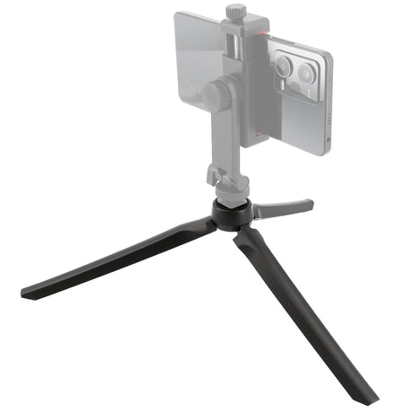 Mini Tischstativ mit 1/4 Zoll Kompaktes Desktop Tripod für Smartphone, Kamera, GoPro & Ringlicht (9 cm Höhe)