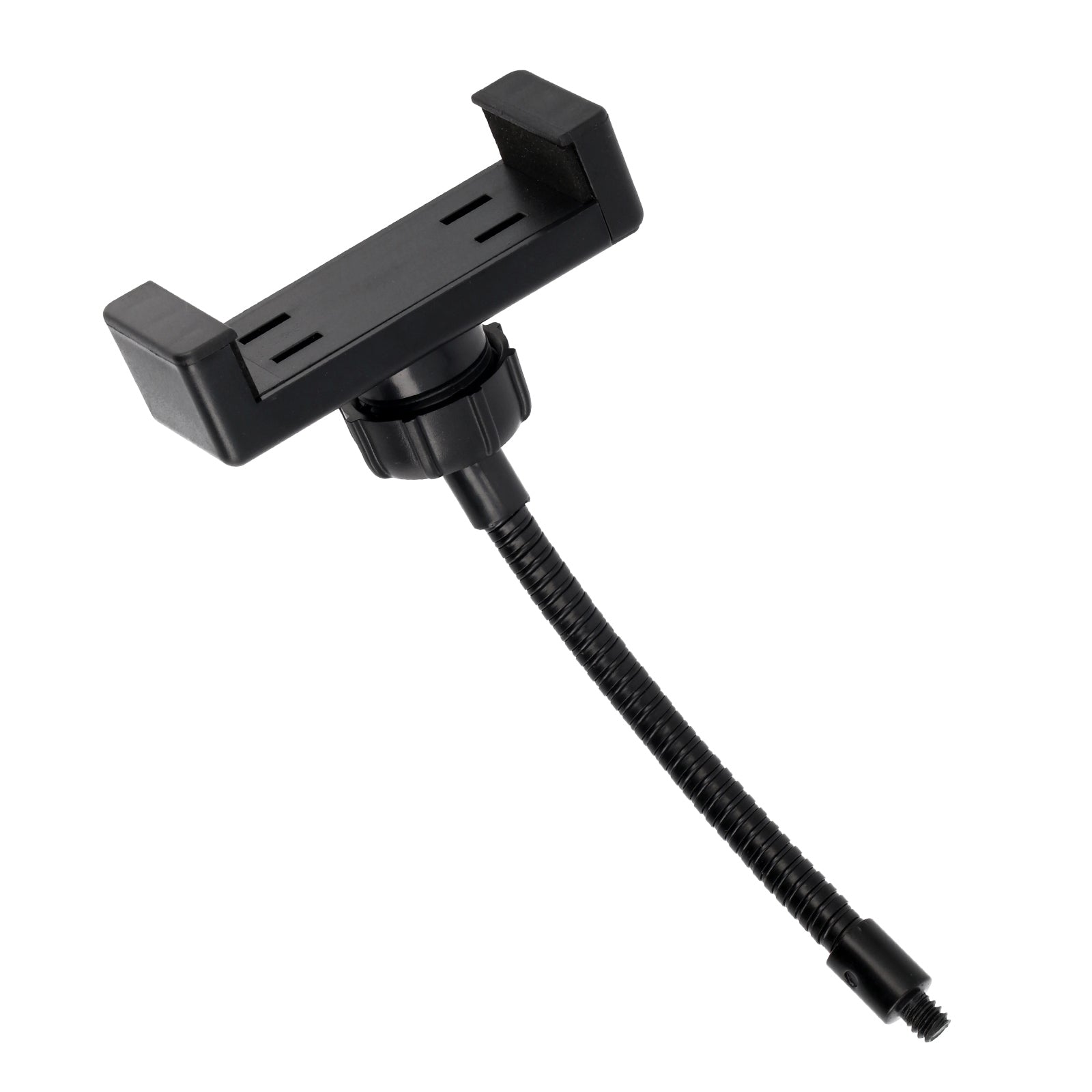 Flexibler Smartphone Halter mit Schwanenhals & 360° Kugelkopf Universal Handy Stativadapter 1/4 Zoll 15cm Arm