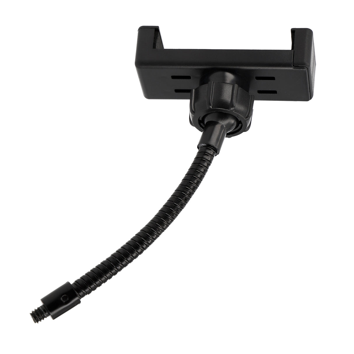 Flexibler Smartphone Halter mit Schwanenhals & 360° Kugelkopf Universal Handy Stativadapter 1/4 Zoll 15cm Arm