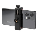 Universal Smartphone Halterung für Stativ & Selfie-Stick 1/4 Zoll verstellbar 55-90mm Hoch- & Querformat