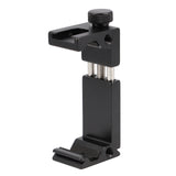 Metall Smartphone Halter Blitzschuh & 1/4 Zoll Robuster Handy Stativadapter für Mikrofon, LED-Licht & Vlogging