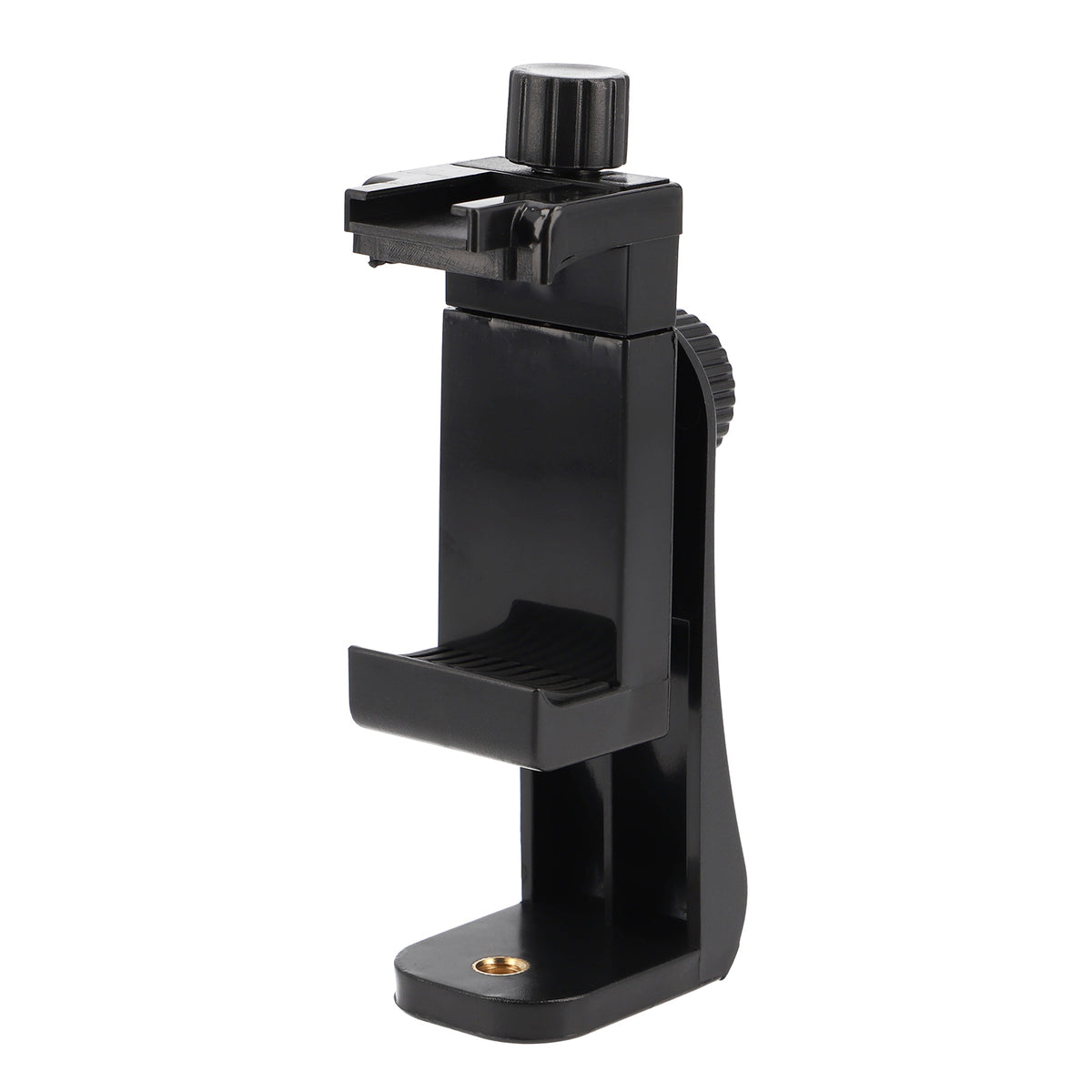 Universal Smartphone Halterung mit Blitzschuh & Stativgewinde - Handyhalter für Tripod, Ringlicht & Vlogging