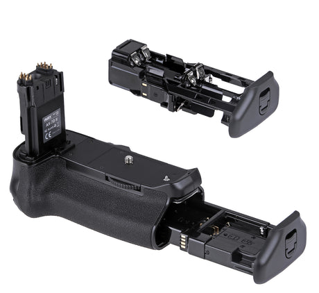 Batteriegriff Set für Canon EOS 7D Mark II wie BG-E16 + 2x LP-E6N Akku + 1x USB Dual Ladegerät