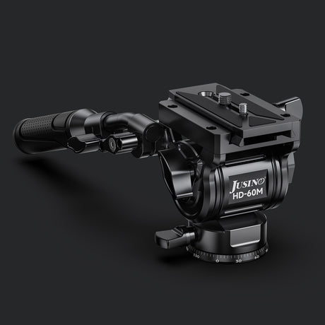 JUSINO Hydraulik Präzisions-Videoneiger 15kg Tragkraft HD-60M