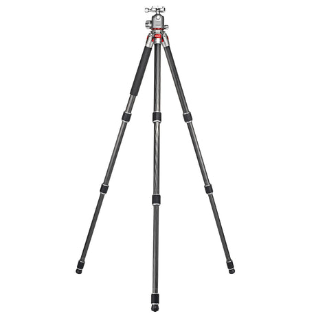 JUSINO Leichtes Karbon Fotostativ mit Kugelkopf Stativ bis 138cm 12kg AF-254C FGS-36