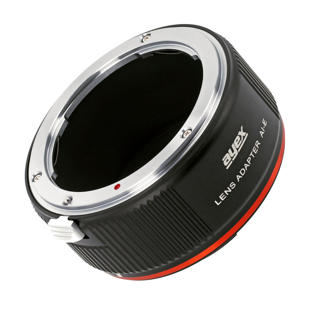 ayex Objektivadapter für Nikon F AI AI-S AF-D Objektive an Sony Alpha E-Mount Kameras F-E