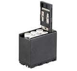 Batteriebox ersetzt Sony NP-F550 NP-F570 NP-F750 NP-F770 6x AA Akku Adapter usw.