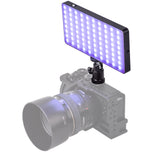 Tragbares LED Videolicht USB CRI 95 & 360° Vollfarbe 9 Lichtszenarios 2500K-8500k 160 LED-Perlen dimmbar für perfekte Ausleuchtung