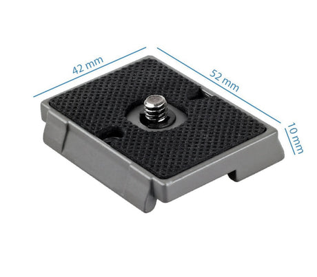 2 Stück Adapterplatte Schnellwechselplatte für Manfrotto RC2 System 200PL-14