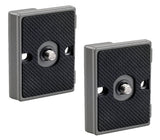 2 Stück Adapterplatte Schnellwechselplatte für Manfrotto RC2 System 200PL-14