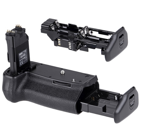 Batteriegriff Set für Canon EOS 6D Mark II wie BG-E21 + 2x LP-E6N Akku + 1x USB Dual Ladegerät