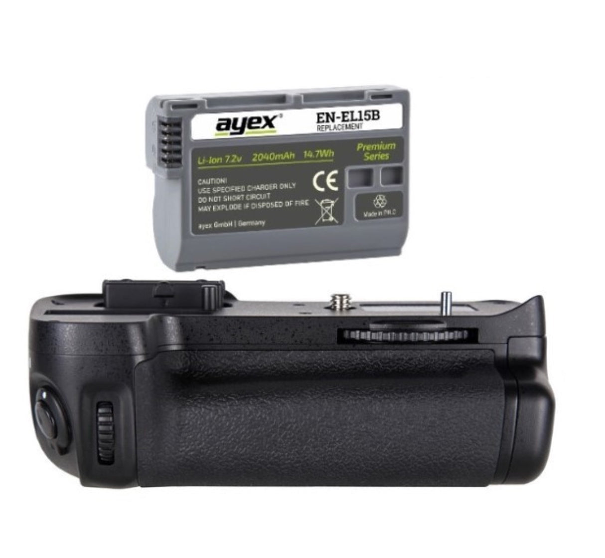 Batteriegriff Set für Nikon D7100 D7200 ersetzt MB-D15 + 1x EN-EL15B Akku