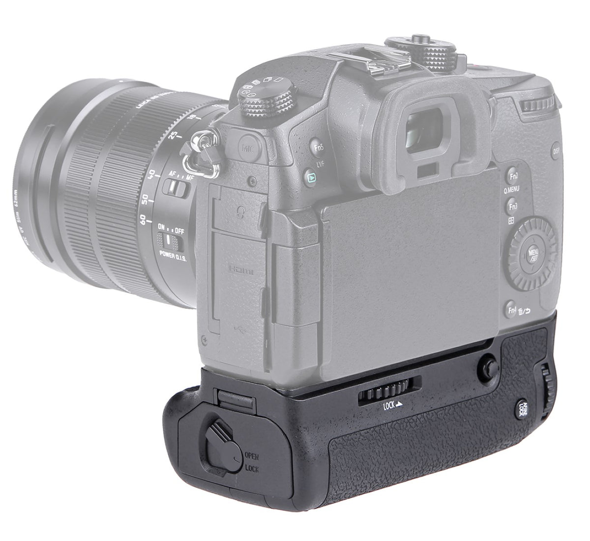 Batteriegriff für Panasonic Lumix DC-GH5 Ersatz für DMW-BGGH5 Optimal für Hochformat