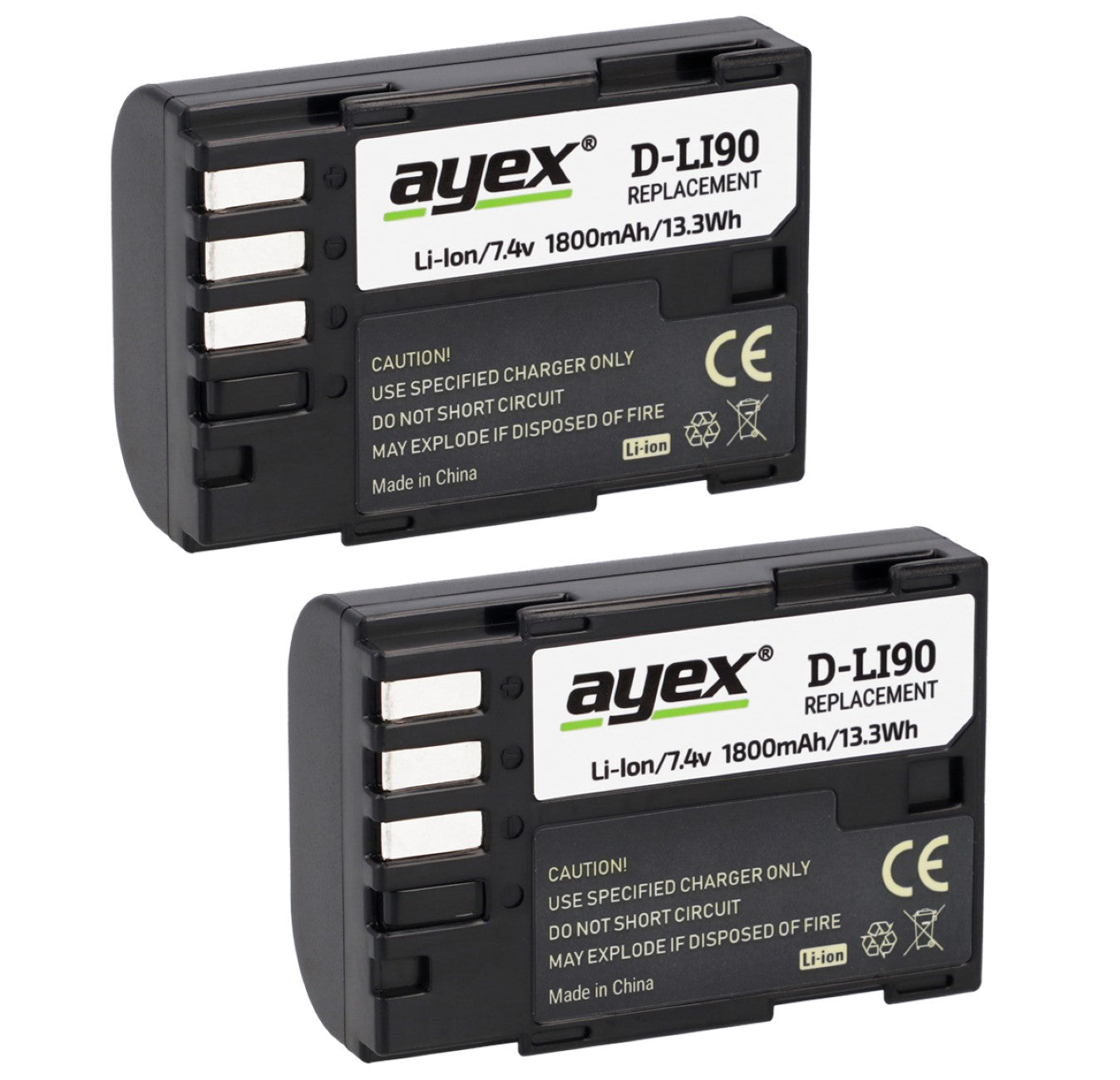Batteriegriff Set für Pentax K-7 K-5 K-5 II K-5 IIs ähnlich D-BG4 + 2x D-Li90 Akku