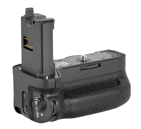 Batteriegriff für Sony Alpha 1 A7RIV A7SIII A7IV A9II ersetzt VG-C4EM Optimal für Hochformat