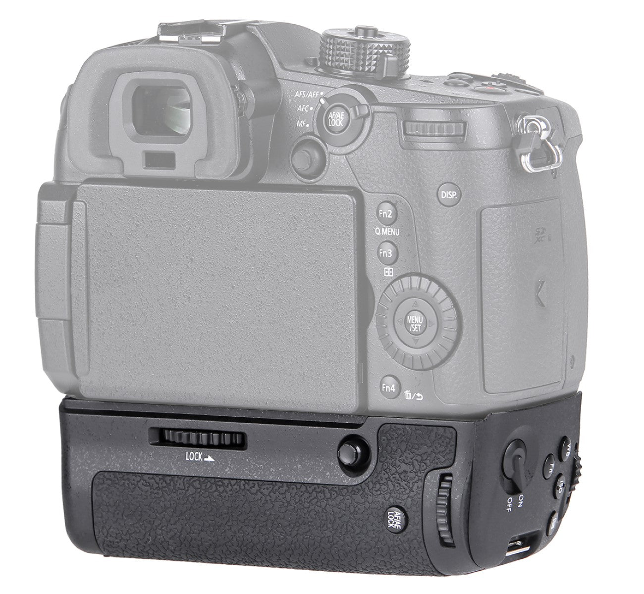 Batteriegriff Set für Panasonic Lumix GH5 + 2x BLF19E Akku + USB Dual Ladegerät