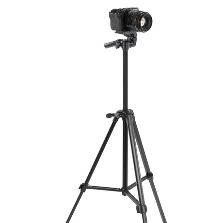 Reisestativ Aluminium leicht & kompakt 135cm Höhe Kugelkopf DSLR Kamera bis 3?kg