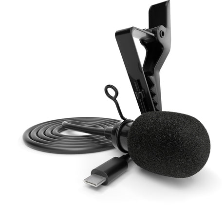 Lavalier-Mikrofon mit USB-C z.B. für Android-Geräte PCs perfekt für Interviews Livestreams LV-1