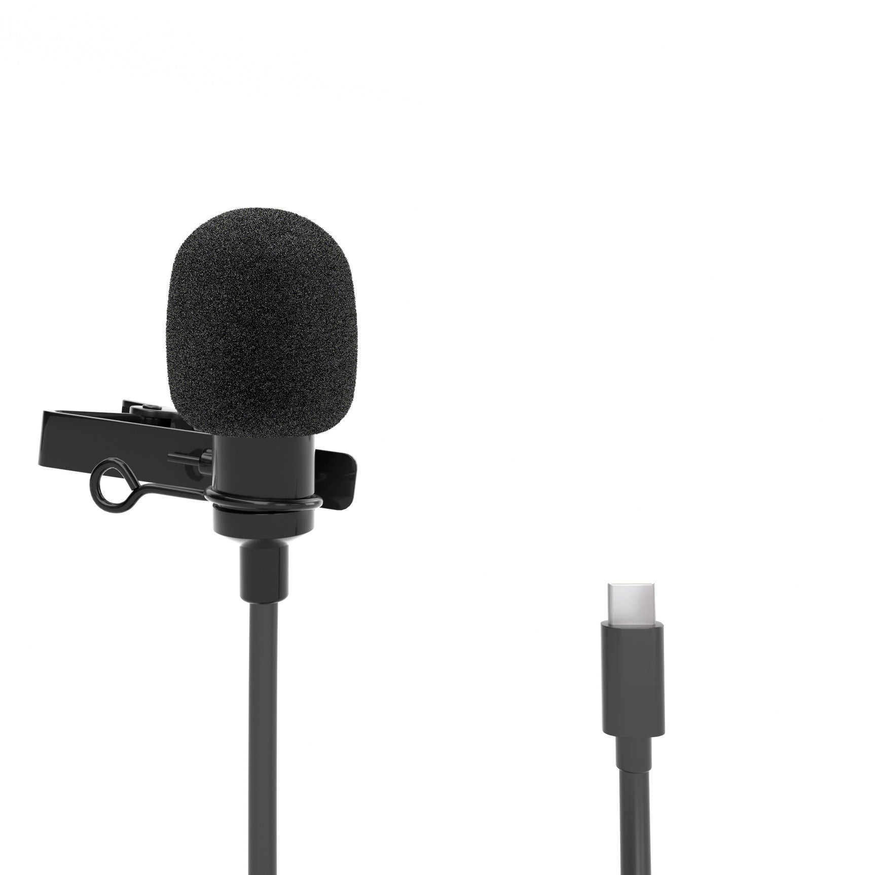 Lavalier-Mikrofon mit USB-C z.B. für Android-Geräte PCs perfekt für Interviews Livestreams LV-1