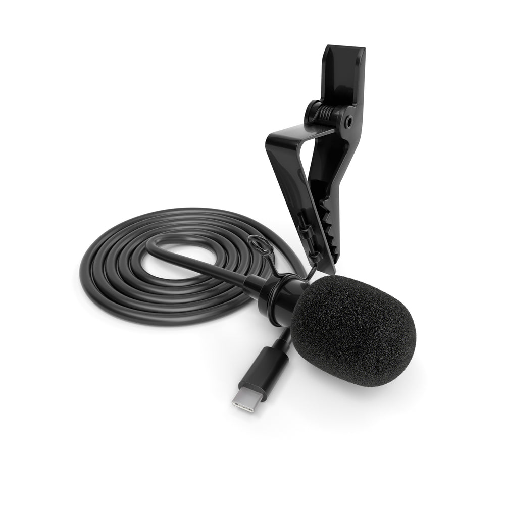 Lavalier-Mikrofon mit USB-C z.B. für Android-Geräte PCs perfekt für Interviews Livestreams LV-1
