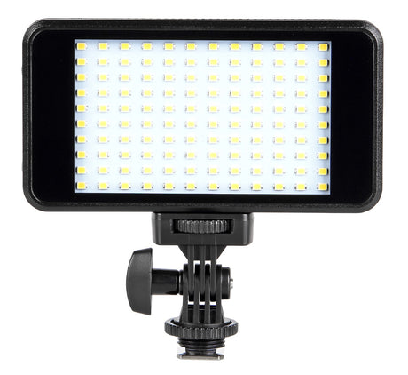 ayex LED light Videoleuchte mit 120 LEDs Inkl. Li-Ion Akku und Ladegerät