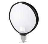 Leichte faltbare Blitz-Softbox Diffusor für Systemblitze (40cm Ø, rund)