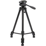 Kamerastativ mit 3-Wege-Kopf höhenverstellbar bis 163 cm leicht & stabil bis 5 kg