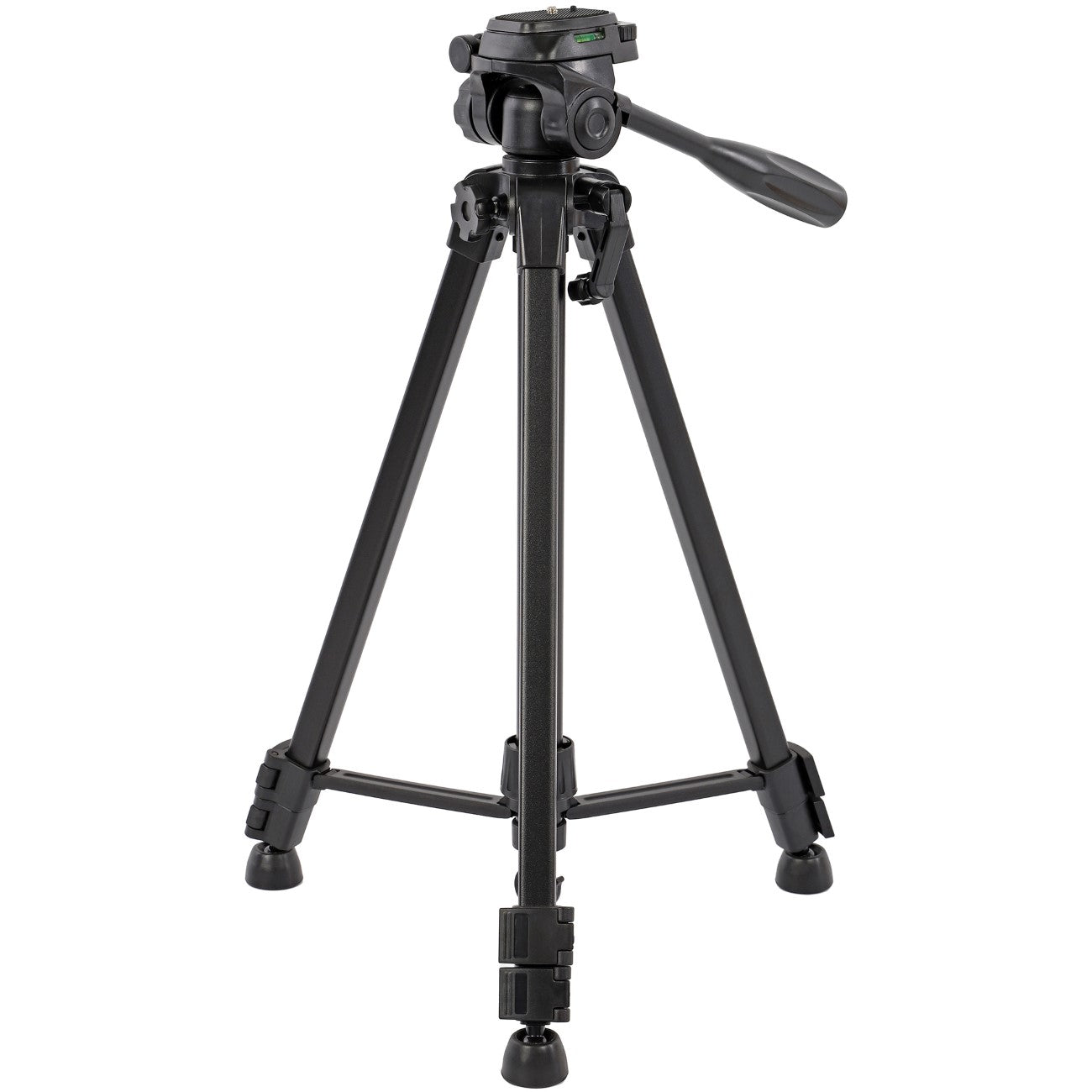 Kamerastativ mit 3-Wege-Kopf höhenverstellbar bis 163 cm leicht & stabil bis 5 kg