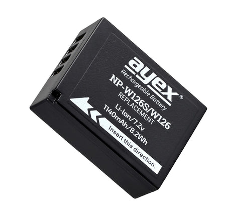 NP-W126S Akku 2er Set für z.B. Fujifilm X-T4 X-T3 X-T2 X-T30 X-H1 GFX 100S GFX 50S GFX 50R