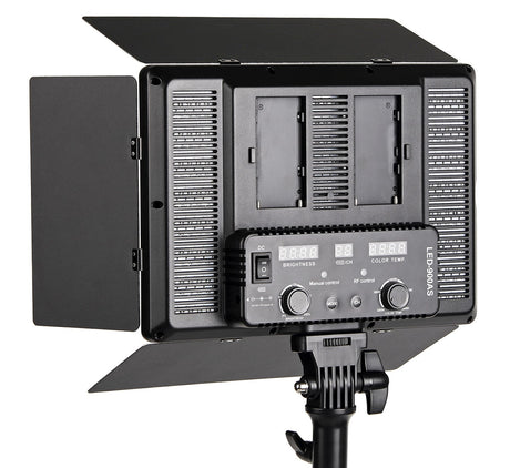 Profi Videoleuchte mit 900 LEDs 3200K-5600K inklusive Funk-Fernbedienung