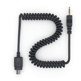 Spiral Adapterkabel DC2 zB Nikon Z7 Z6 D7500 D7100 D750 D610 D90 D5600 D3300
