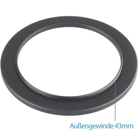 Step Up Ring 43mm-58mm Reduzierring Adapterring Universal passend
