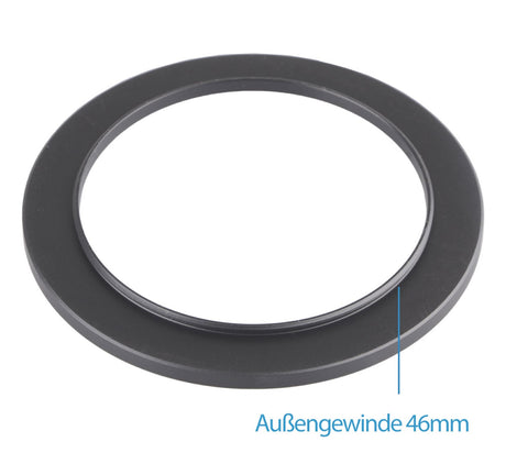 Step Up Ring 46mm-58mm Reduzierring Adapterring Universal passend