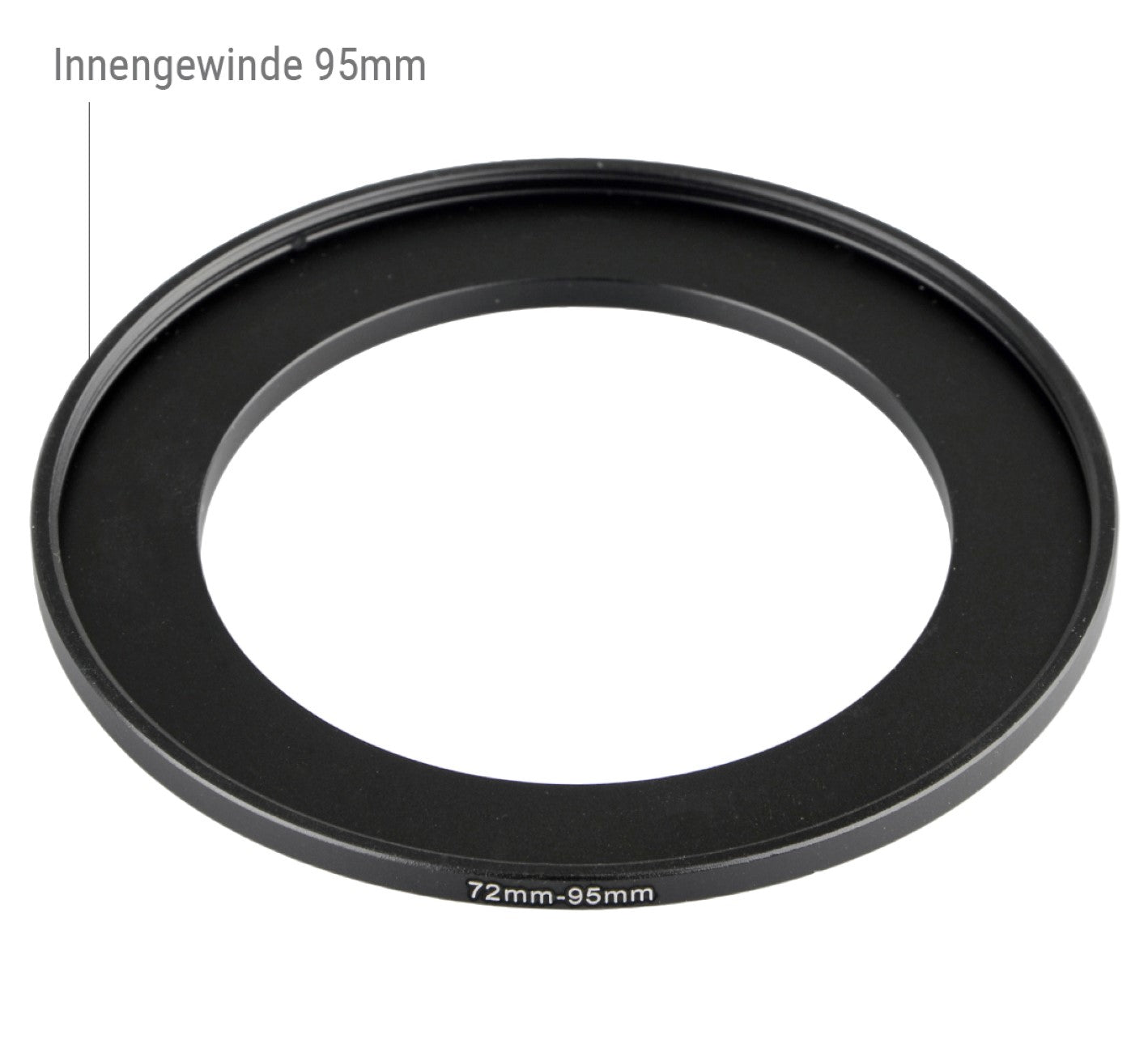 Step Up Ring 72mm-95mm Reduzierring Adapterring Universal passend