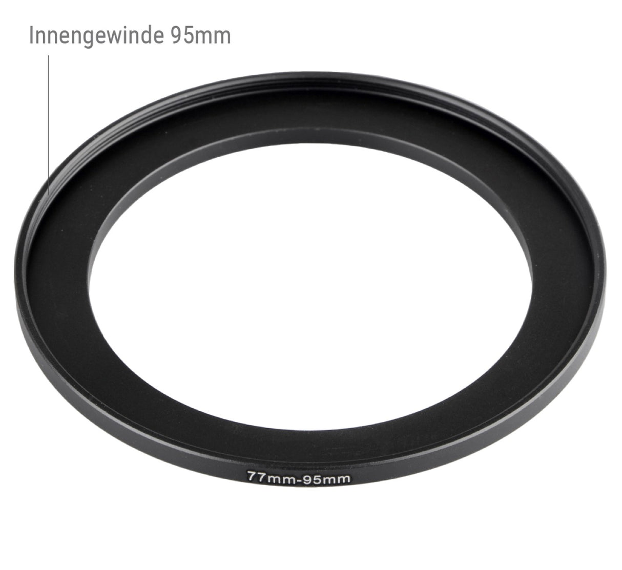 Step Up Ring 77mm-95mm Reduzierring Adapterring Universal passend