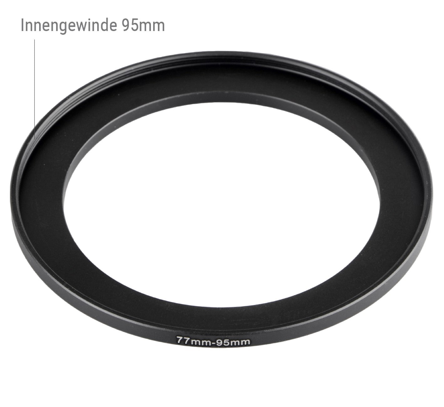 Step Up Ring 77mm-95mm Reduzierring Adapterring Universal passend