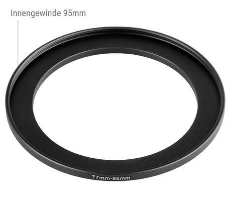 Step Up Ring 77mm-95mm Reduzierring Adapterring Universal passend