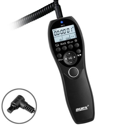 Timer-Fernauslöser AX-3 N3 Canon EOS R5 7D 7DII 6D 6D Mark II 50D 5DII 5DIII 5D Intervallauslöser Timelapse Bulb Serienaufnahme