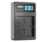 USB Dual Ladegerät für Canon BP-511A Akkus beleuchtetes Display Ladestandanzeige