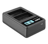 ayex Power Set mit 2x DMW-BLF19E Akku für Panasonic + 1x USB Dual Ladegerät
