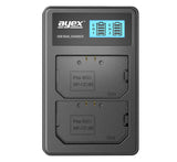 ayex Power Set mit 2x NP-FZ100 Akku + 1x USB Dual Ladegerät zB Sony Alpha A7R III A9 II Alpha 1