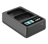 ayex Power Set mit 2x NP-FZ100 Akku + 1x USB Dual Ladegerät zB Sony Alpha A7R III A9 II Alpha 1