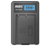 ayex Power-Set mit 2x EN-EL9a Akkus + USB Ladegerät für zB Nikon D40 D40x D60 D3000 D5000