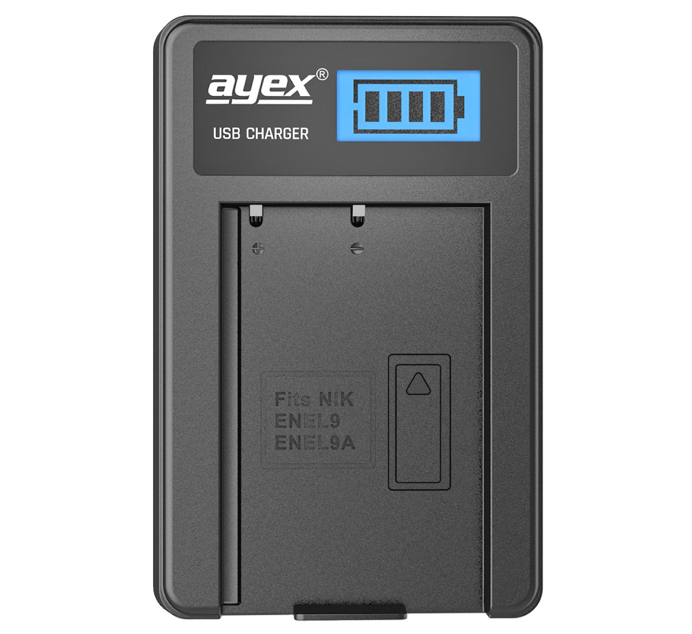 ayex Power-Set mit 2x EN-EL9a Akkus + USB Ladegerät für zB Nikon D40 D40x D60 D3000 D5000