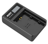 USB Ladegerät für Sony NP-FZ100 Akkus beleuchtetes Display Ladestandanzeige