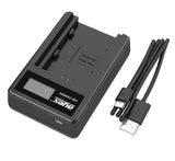 USB Ladegerät für Sony NP-FZ100 Akkus beleuchtetes Display Ladestandanzeige