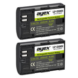 Batteriegriff für Canon EOS R5 R6 R6 Mark II wie BG-R10 Inkl. Timer-Fernauslöser + 2x LP-E6NH Akkus