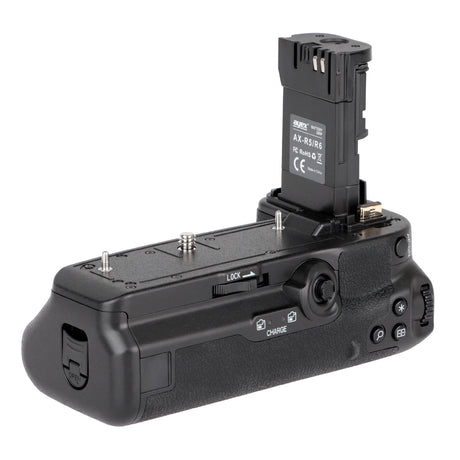 Batteriegriff für Canon EOS R5 R6 R6 Mark II wie BG-R10 kompakter Handgriff bequemer & sicherer Halt