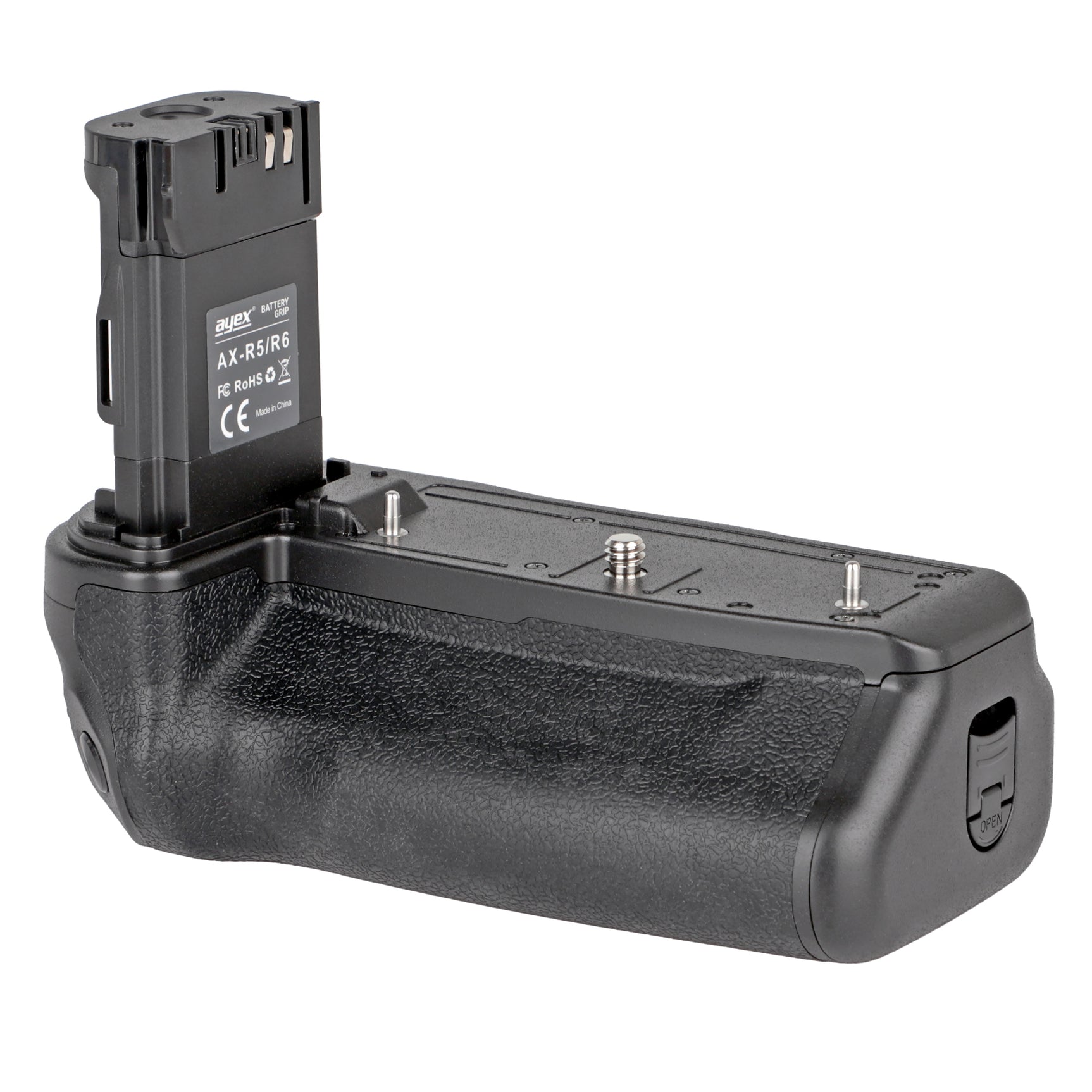 Batteriegriff für Canon EOS R5 R6 R6 Mark II wie BG-R10 kompakter Handgriff bequemer & sicherer Halt